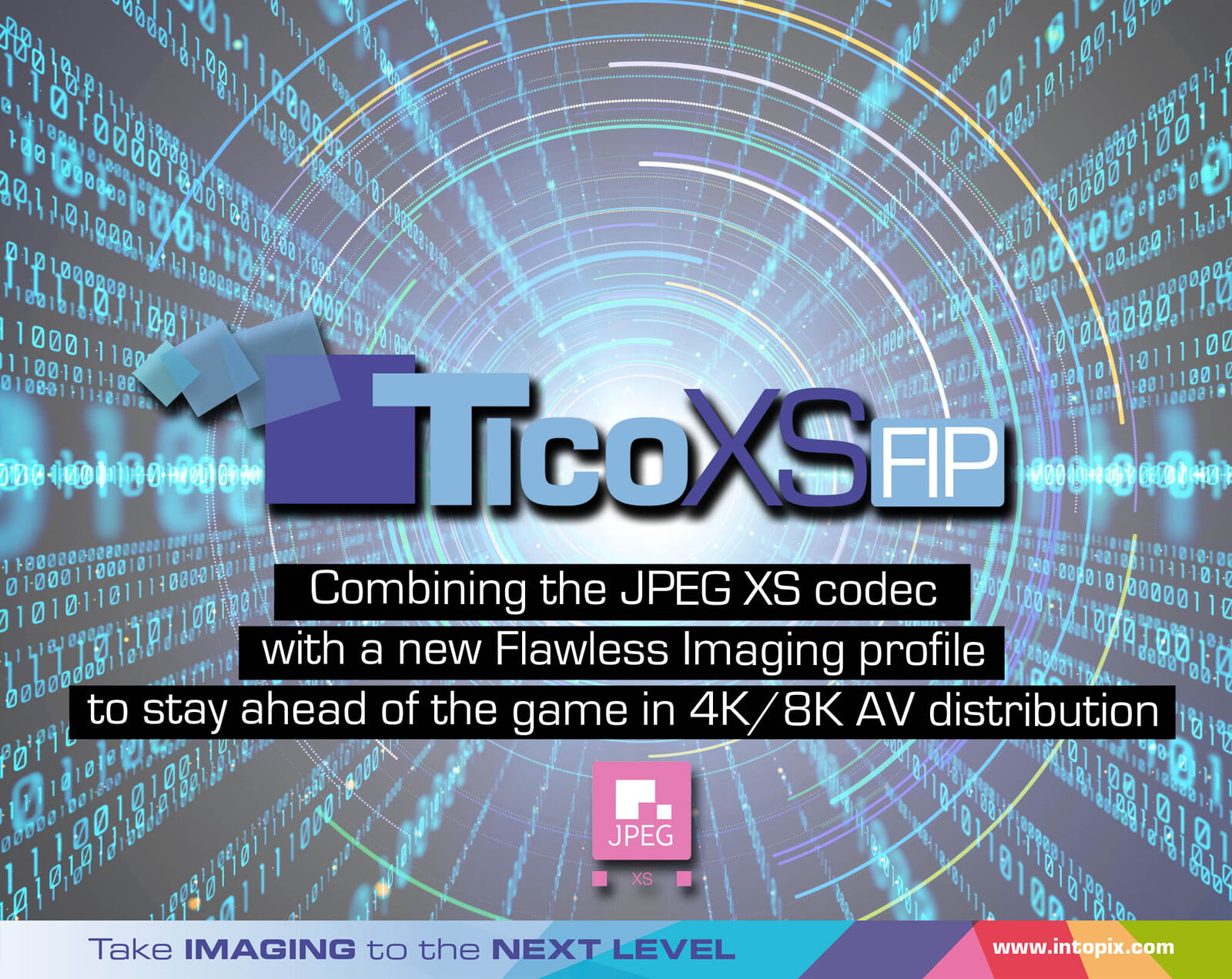 intoPIX 在ISE 2022，推出用于4K和8K AVoIP及WiFi-6的新型TicoXS FIP。